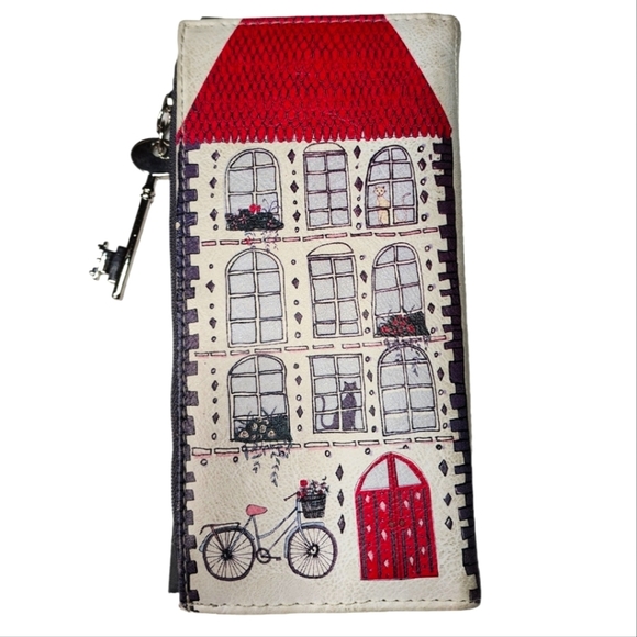 HOME Bifold Wallet With Key 8x4 - Picture 2 of 6